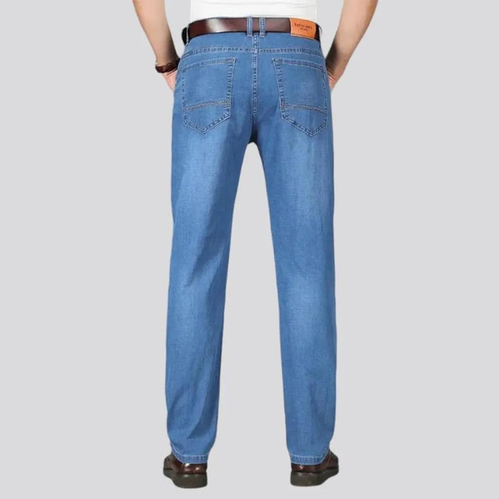 Whiskered men's thin jeans