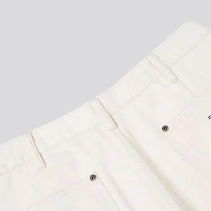 Baggy street men's jean shorts