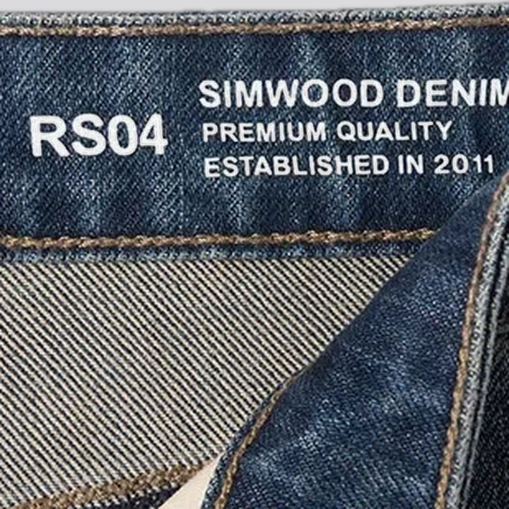 Midweight stretchable casual men's jeans