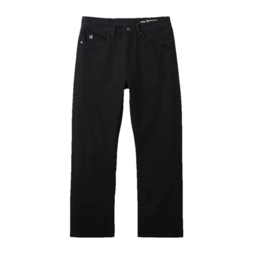 Mid Rise Casual Midweight Men's Jeans - Black