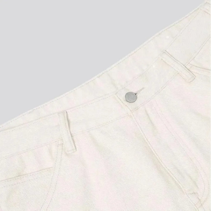 Baggy street men's jean shorts